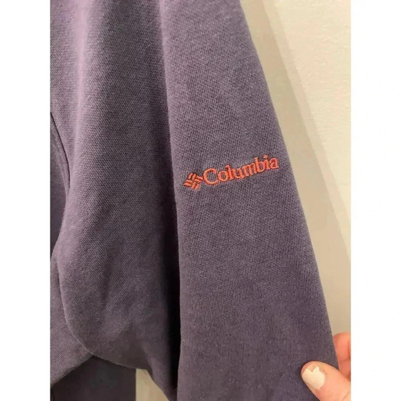 Columbia Women's Trek Graphic Crew Pullover Navy and Pink, sz 1X - Picture 5 of 6